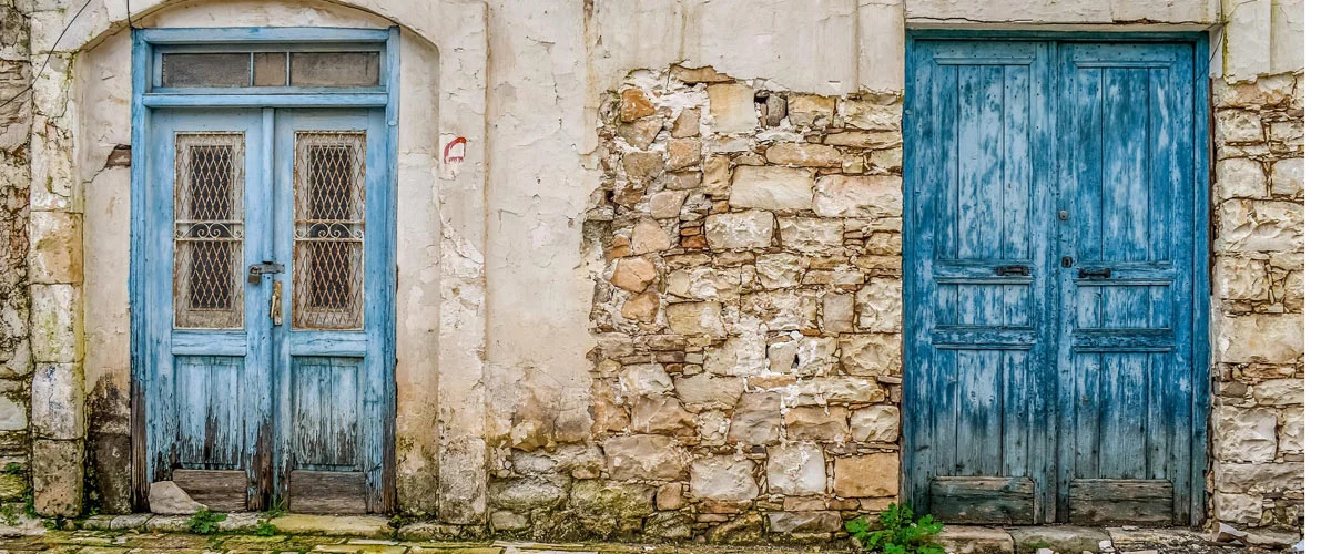 Typical street in rural France